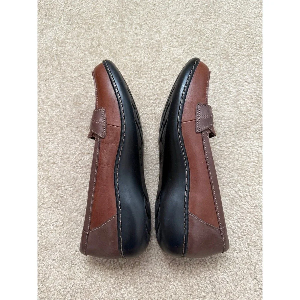 Clarks Womens Ashland Bubble Loafers Womens 8 Ortholite Comfort Casual Loafer